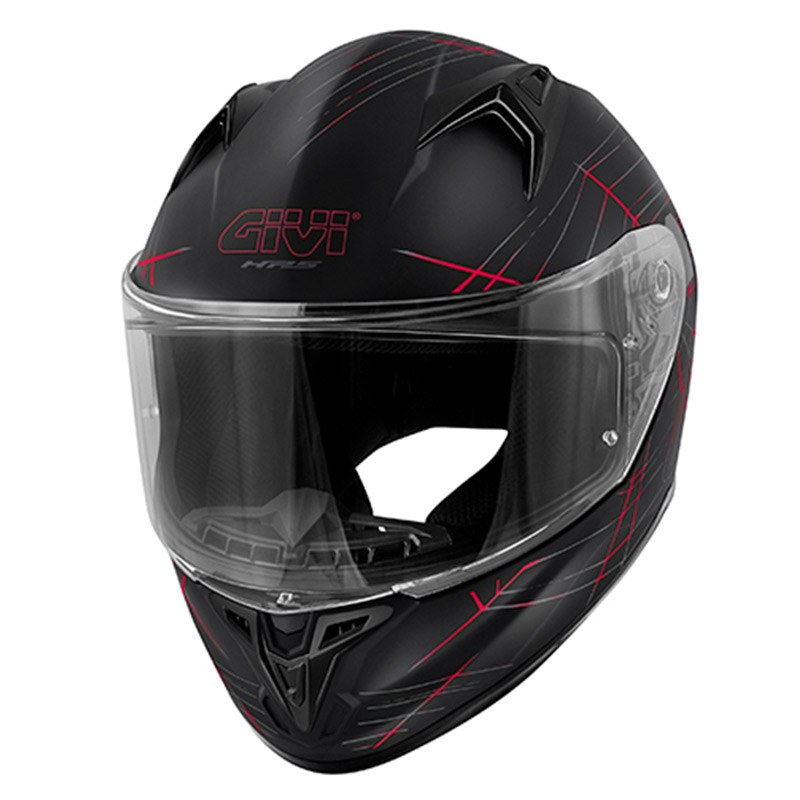 Φωτογραφία προϊόντος: ΚΡΑΝΟΣ FULL FACE H50.7 PHOBIA MATT BLACK/RED ECE 22.06 | GIVI