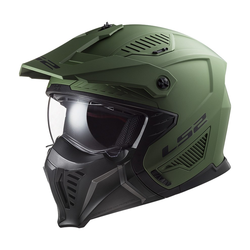 Φωτογραφία προϊόντος: ΚΡΑΝΟΣ MODULAR DRIFTER OF606 SOLID MATT MILITARY GREEN ECE 22.06 | LS2