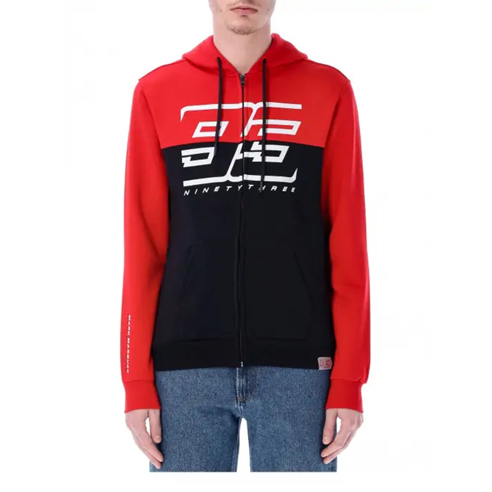 Φωτογραφία προϊόντος: ΖΑΚΕΤΑ HOODIE 93 RED/BLUE 2323001 |MARC MARQUEZ