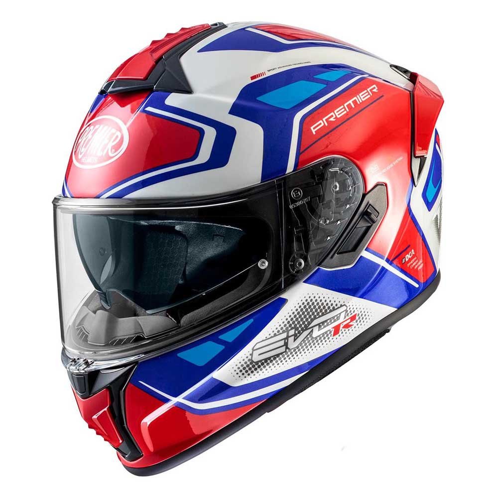 Φωτογραφία προϊόντος: ΚΡΑΝΟΣ FULL FACE EVOLUZIONE RR13 RED/BLUE/WHITE ECE 22.06 | PREMIER