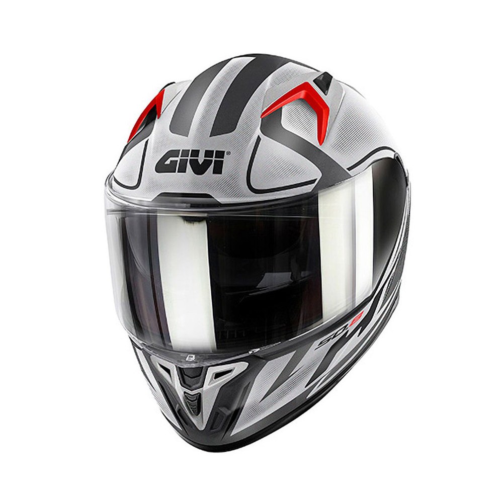 Φωτογραφία προϊόντος: ΚΡΑΝΟΣ FULL FACE H50.8 RACER BLACK/TITAN/SILVER ECE 22.06| GIVI