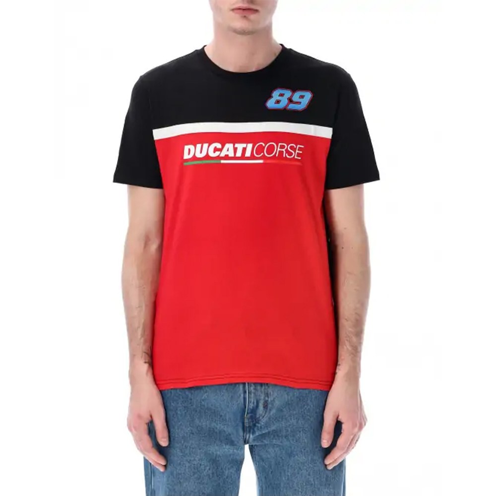 Φωτογραφία προϊόντος: T-SHIRT DUCATI DUAL 89 BLACK/RED 2436015 | DUCATI JORGE MARTIN