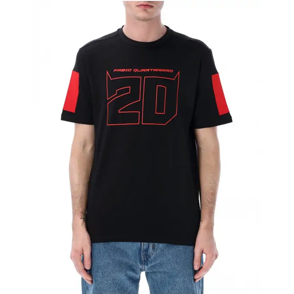 Φωτογραφία προϊόντος: T-SHIRT GRAPHIC 20 OUTLINE BLACK/RED 2433802| FABIO QUARTARARO