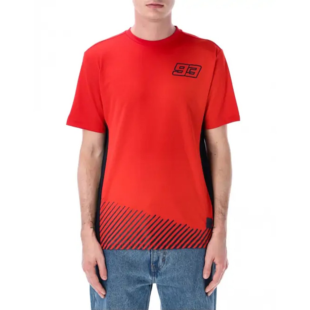 Φωτογραφία προϊόντος: T-SHIRT TECHNICAL 93 AND STRIPES RED 2433005 | MARC MARQUEZ