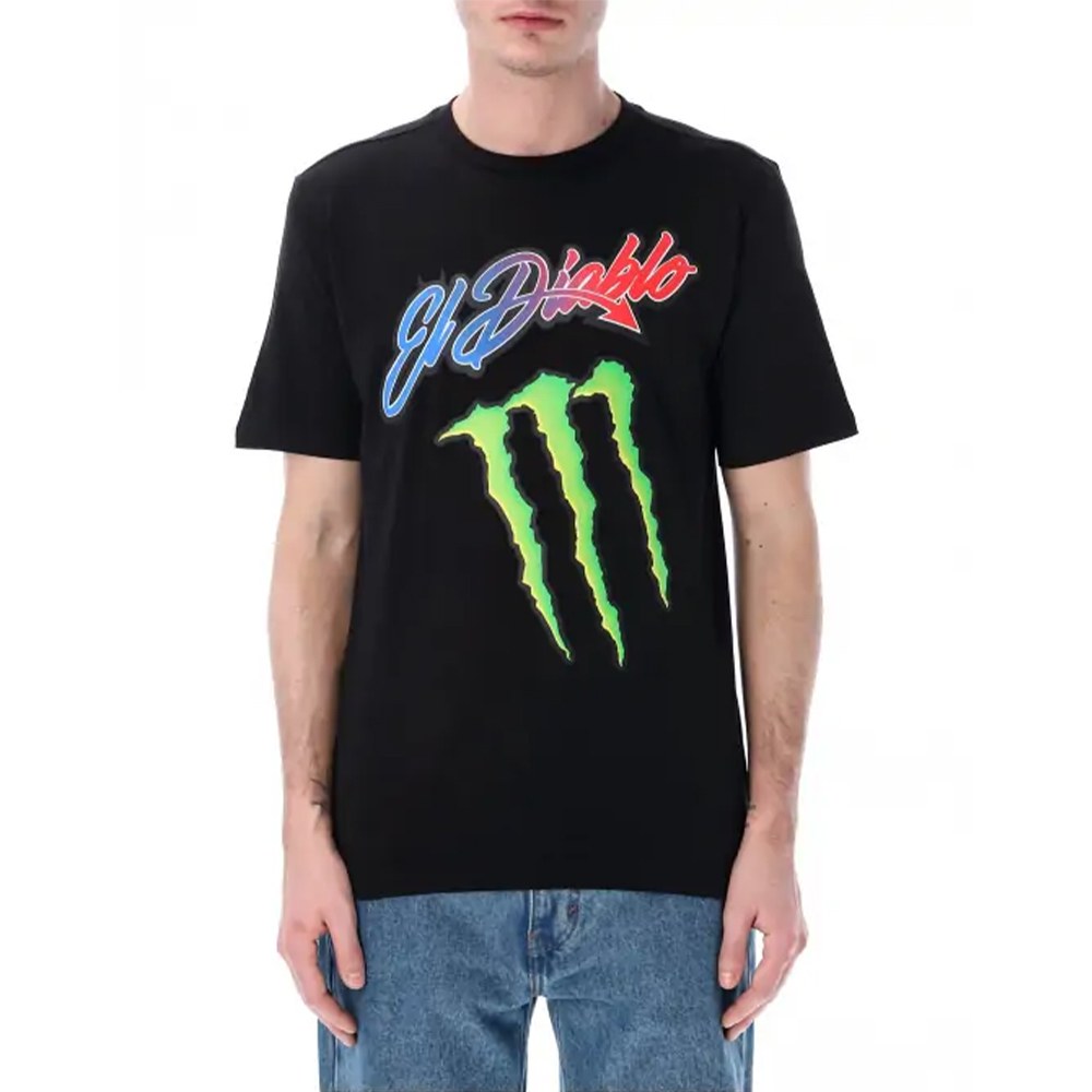 Φωτογραφία προϊόντος: T-SHIRT EL DIABLO AND BIG M BLACK 2433701| MONSTER FABIO QUARTARARO