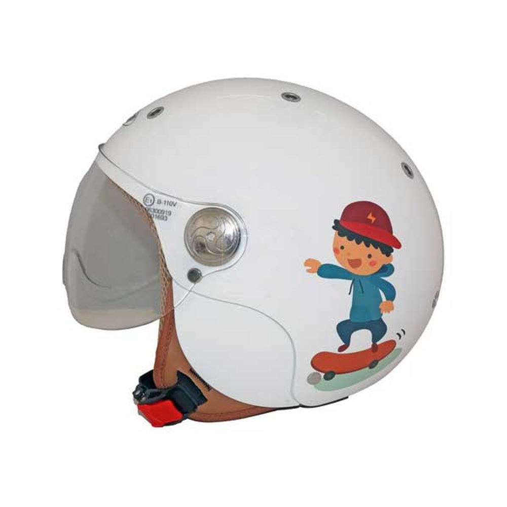 Φωτογραφία προϊόντος: ΠΑΙΔΙΚΟ ΚΡΑΝΟΣ JET CX300 WHITE SKATEBOARD ECE 22.06 | CORSA