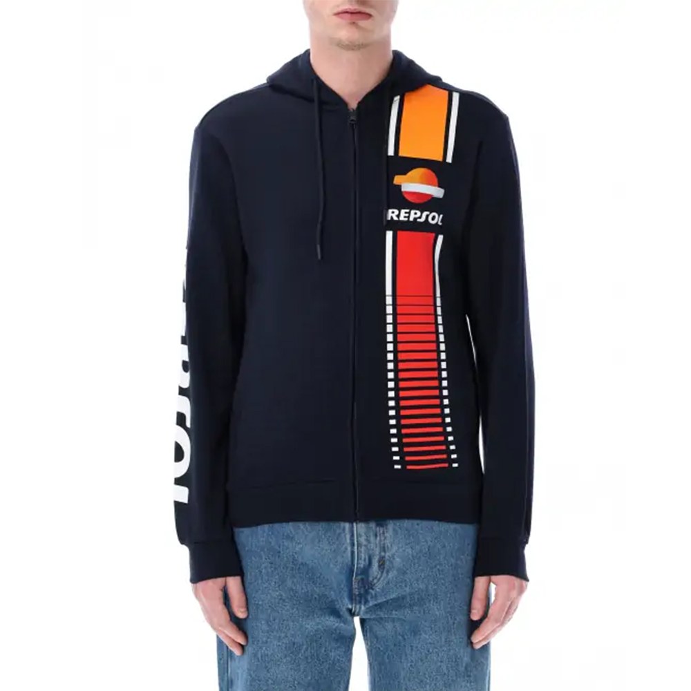 Φωτογραφία προϊόντος: ΖΑΚΕΤΑ HOODIE MAN REPSOL AND STRIPES 2428501 | REPSOL RACING
