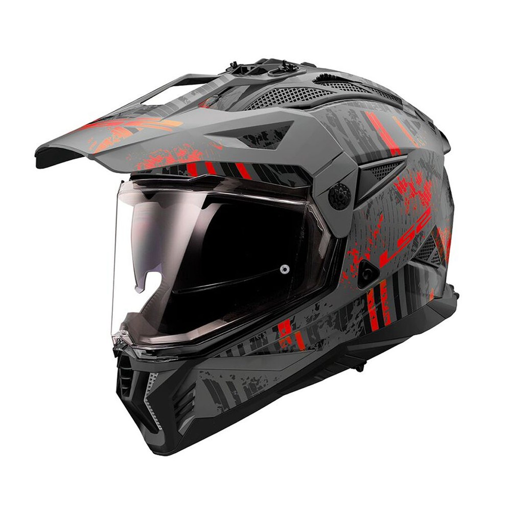 Φωτογραφία προϊόντος: ΚΡΑΝΟΣ DUAL MX702 PIONEER II CRAZY MATT BLACK/RED ECE 22.06 | LS2
