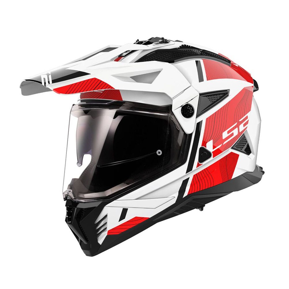 Φωτογραφία προϊόντος: ΚΡΑΝΟΣ DUAL MX702 PIONEER II HILL WHITE/RED ECE 22.06 | LS2