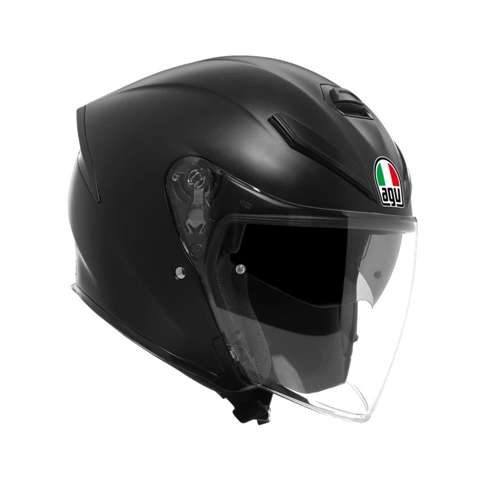 Φωτογραφία προϊόντος: ΚΡΑΝΟΣ JET K5 EVO MONO MATT BLACK ECE 22.06 | AGV