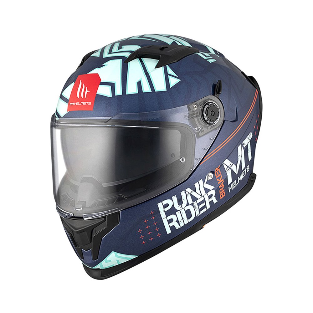 Φωτογραφία προϊόντος: ΚΡΑΝΟΣ FULL FACE BRAKER SV C7 PUNK RIDER BLACK/BLUE MATT ECE 22.06 | MT