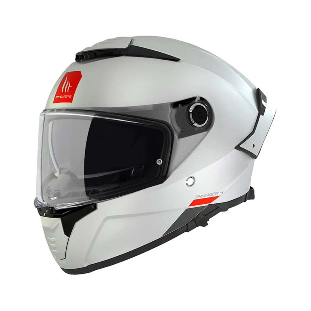 Φωτογραφία προϊόντος: ΚΡΑΝΟΣ FULL FACE THUNDER 4 SV GLOSS WHITE A0 ECE 22.06 | MT