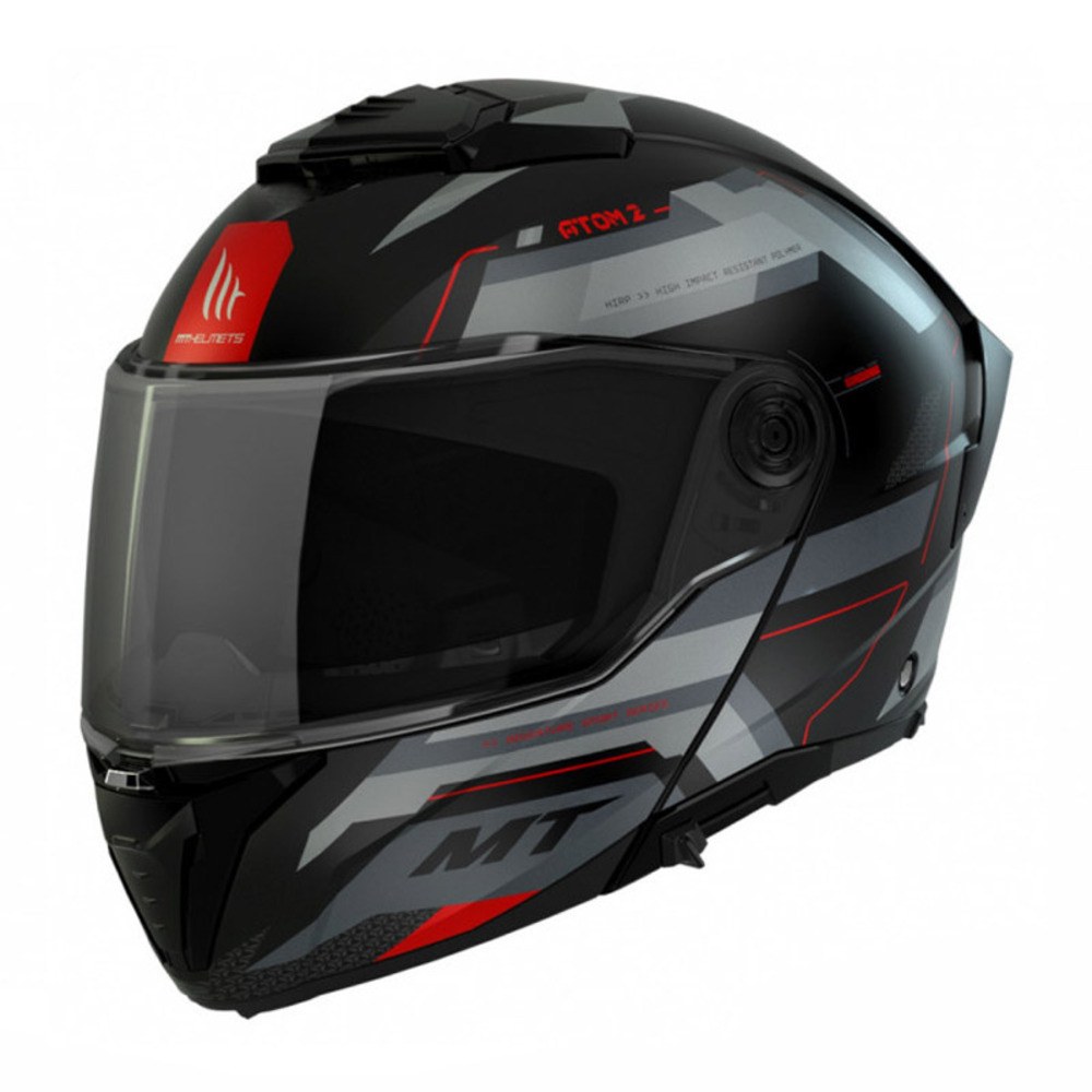Φωτογραφία προϊόντος: ΚΡΑΝΟΣ FLIP-UP ATOM 2 SV BAST D5 BLACK/GREY MATT ECE 22.06 | MT