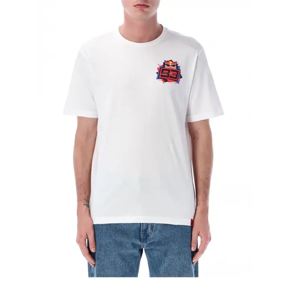 Φωτογραφία προϊόντος: MARC MARQUEZ DUAL REDBULL T-SHIRT BACK PORTRAIT WHITE 2433304 | MARC MARQUEZ DUAL RED BULL