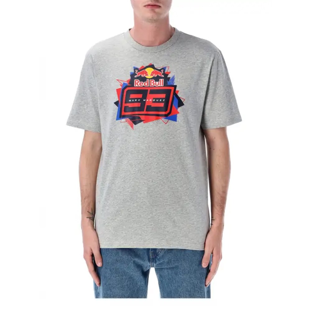 Φωτογραφία προϊόντος: MARC MARQUEZ DUAL REDBULL T-SHIRT FRONT LOGO MELANGE GREY 2433303 | MARC MARQUEZ DUAL RED BULL