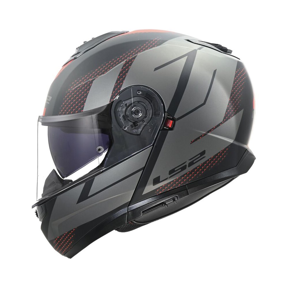Φωτογραφία προϊόντος: ΚΡΑΝΟΣ FLIP-UP STROBE II FF908 CODE BLACK GREY ECE 22.06 | LS2