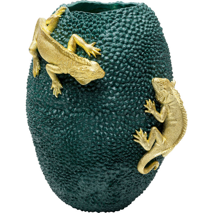 Φωτογραφία προϊόντος: KARE Βάζο Χαμαιλέων Jack Fruit Πράσινο-Χρυσό 39 εκ. (PL) 39x39x39εκ - Χρυσό - 39Μx39Πx39Υ
