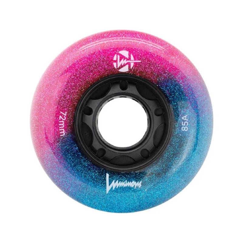Φωτογραφία προϊόντος: LUMINOUS WHEELS LUMINOUS Ροδάκια Led Quads Galaxy 62χιλ./85A - Μπλε/Ροζ