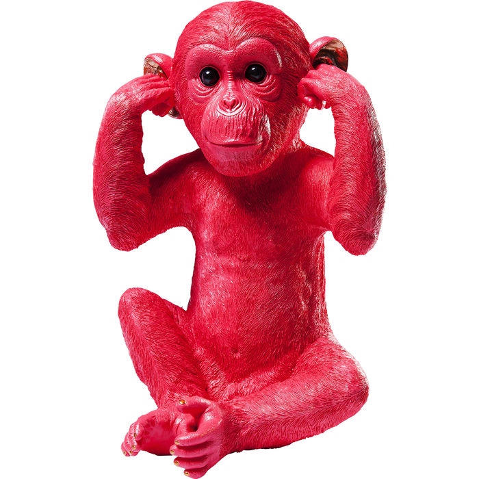 Φωτογραφία προϊόντος: KARE Κουμπαράς Monkey Kikazaru Κόκκινος (PL) 24x23x35εκ - 24Μx23Πx35Υ