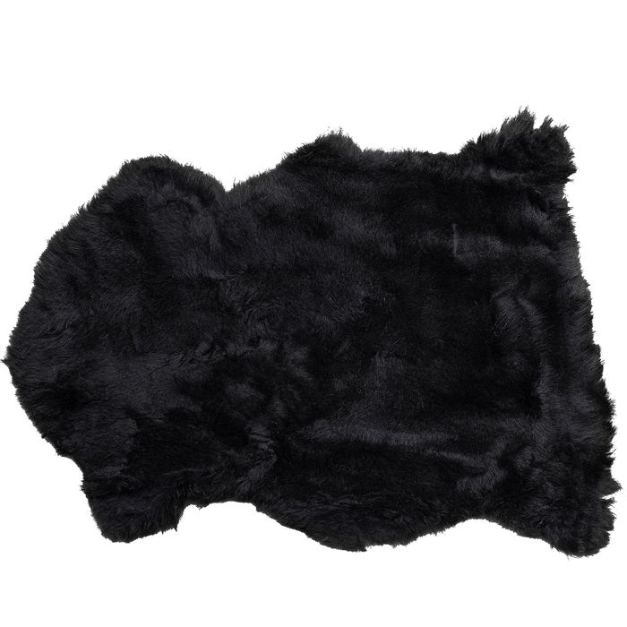 Φωτογραφία προϊόντος: KARE Χαλί-Προβιά Lambskin Heidi Μαύρο 85x60x2 εκ. - Μαύρο - 85Μx60Πx1Υ