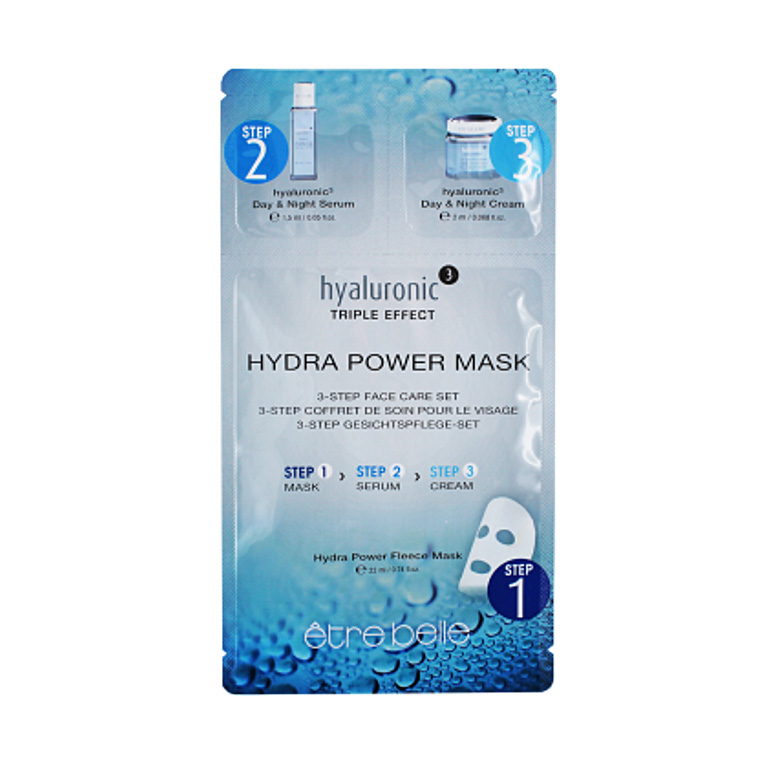 Φωτογραφία προϊόντος: Etre Belle Hyaluronic Hydra Power μάσκα προσώπου 3 βημάτων