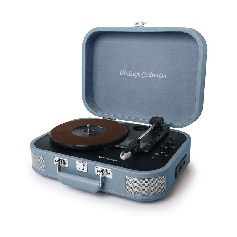 Φωτογραφία προϊόντος: Πικάπ Bluetooth MT-201BVB MUSE με USB Γαλάζιο