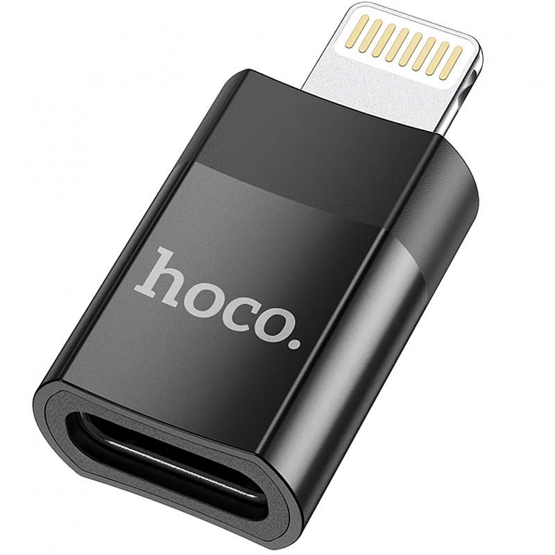 Φωτογραφία προϊόντος: Hoco UA17 Μετατροπέας Lightning male σε USB-C female 1τμχ