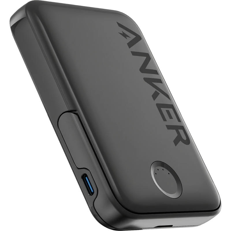 Φωτογραφία προϊόντος: Anker PowerCore MagGo 322 MagSafe Power Bank 5000mAh με Θύρα USB-C Μαύρο