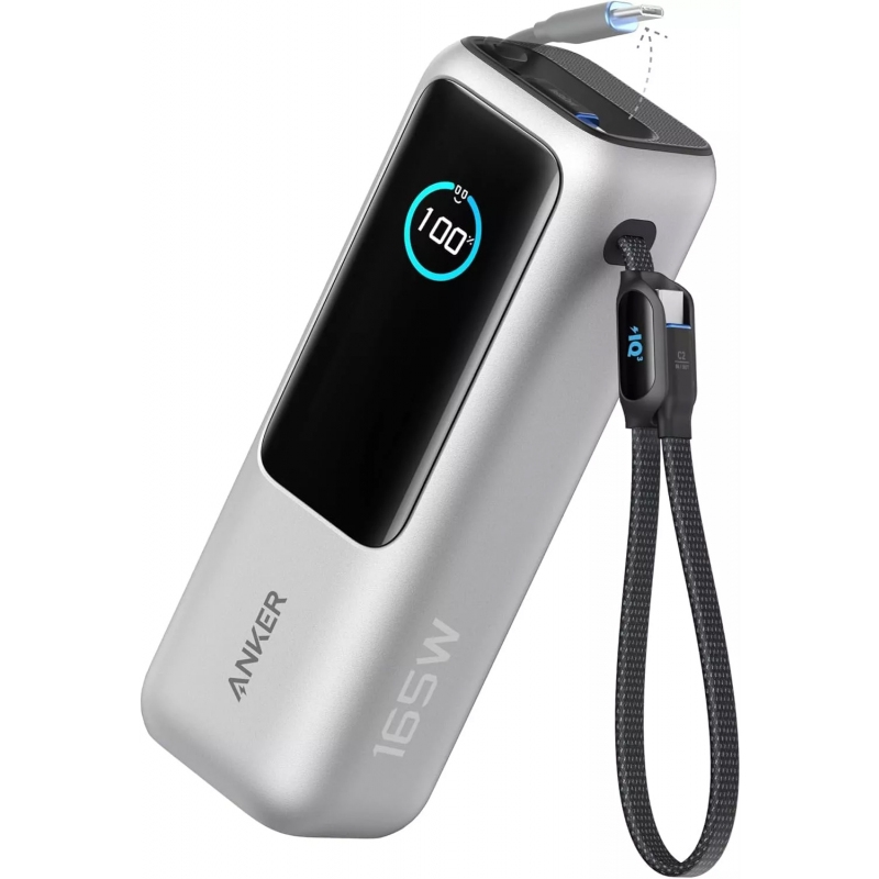 Φωτογραφία προϊόντος: Anker Zolo Power Bank 25000mAh 165W με Θύρα USB-A Ασημί