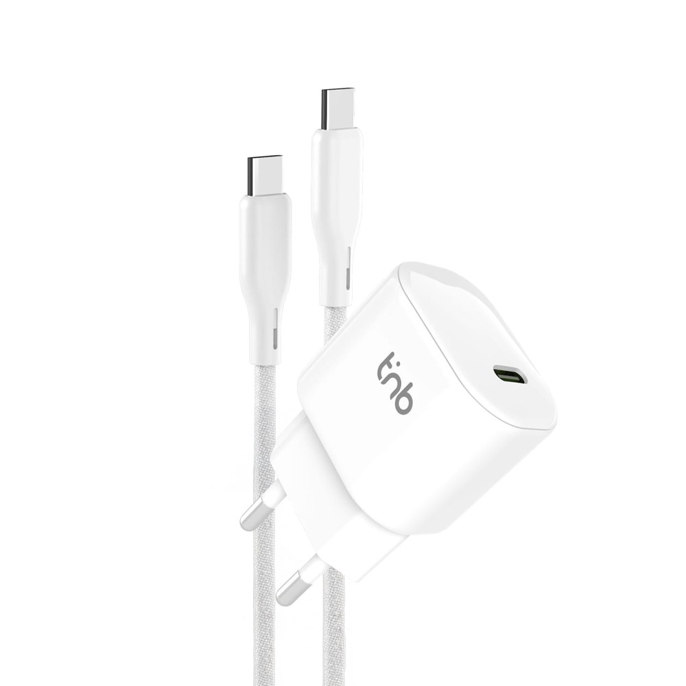 Φωτογραφία προϊόντος: Φορτιστής κινητών 30W USB-C CHPDTC30BL λευκός TnB