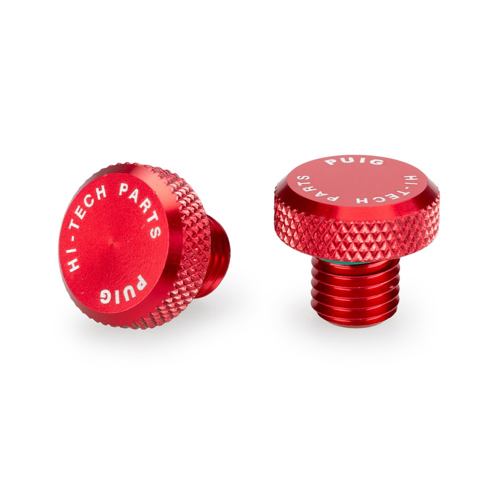 Φωτογραφία προϊόντος: ΤΑΠΕΣ ΚΑΘΡΕΦΤΩΝ MIRROR HOLE SCREW PLUG RED Μ10 x 1.25 21808R | PUIG