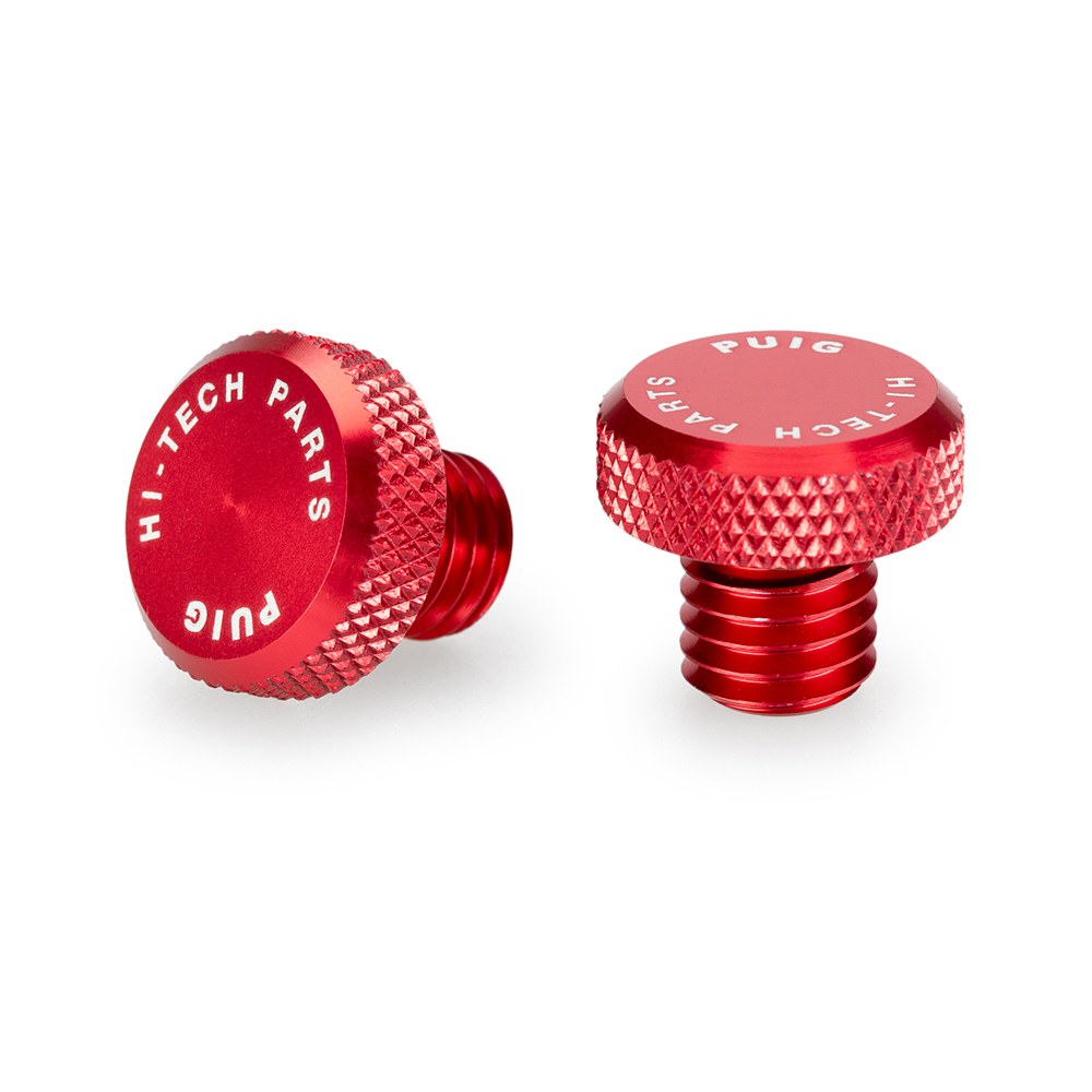 Φωτογραφία προϊόντος: ΤΑΠΕΣ ΚΑΘΡΕΦΤΩΝ RED MIRROR HOLE SCREW PLUG M10 x 1.50 21805R | PUIG