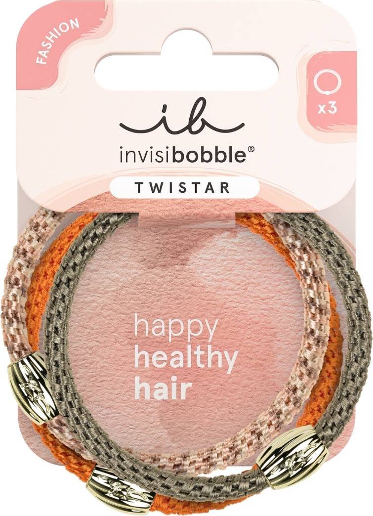 Φωτογραφία προϊόντος: Invisibobble Twistar Orange Affaire Λαστιχάκια Μαλλιών 3τεμ