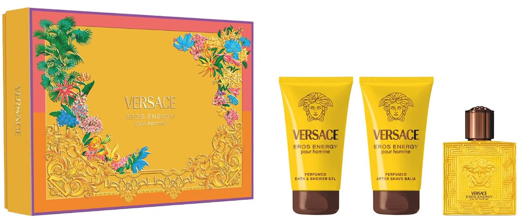 Φωτογραφία προϊόντος: Versace Eros Energy Ανδρικό Άρωμα Set Eau De Parfum 50ml & Shower Gel 50ml & After Shave Balm 50ml
