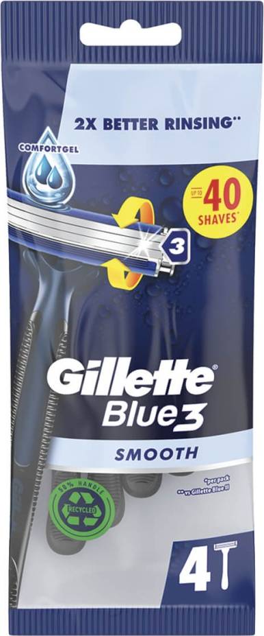 Φωτογραφία προϊόντος: Gillette Blue 3 Disposable Ξυραφάκια Μίας Χρήσης 4τμχ