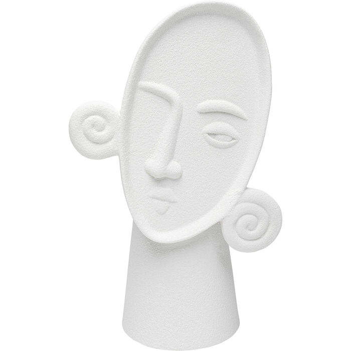 Φωτογραφία προϊόντος: KARE Βάζο Curly Head Λευκό 17x10x28,5 εκ. - Λευκό - 17Μx10Πx29Υ