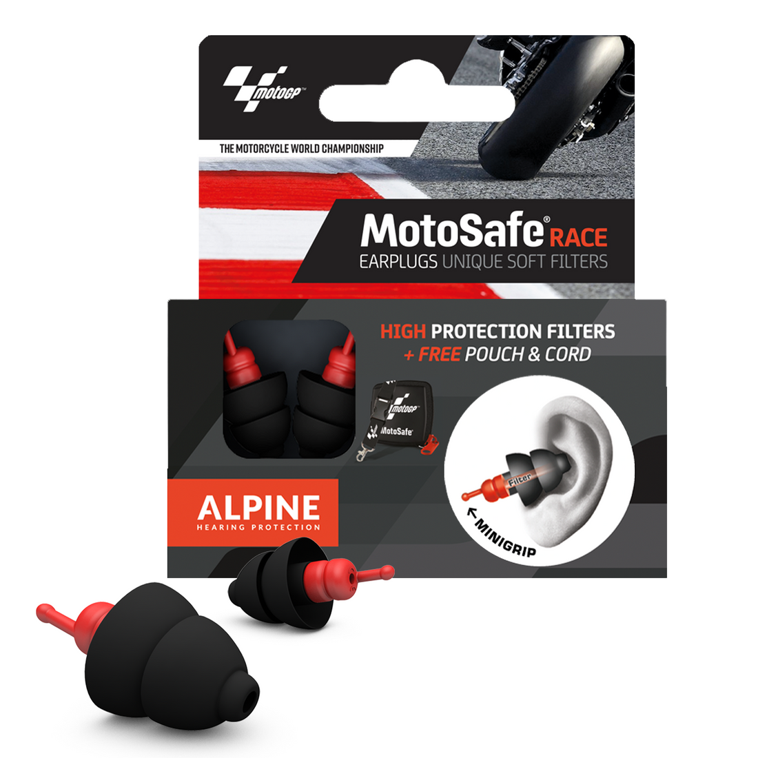 Φωτογραφία προϊόντος: ΩΤΟΑΣΠΙΔΕΣ MOTOSAFE RACE MOTOGP 111.23.118 | ALPINE