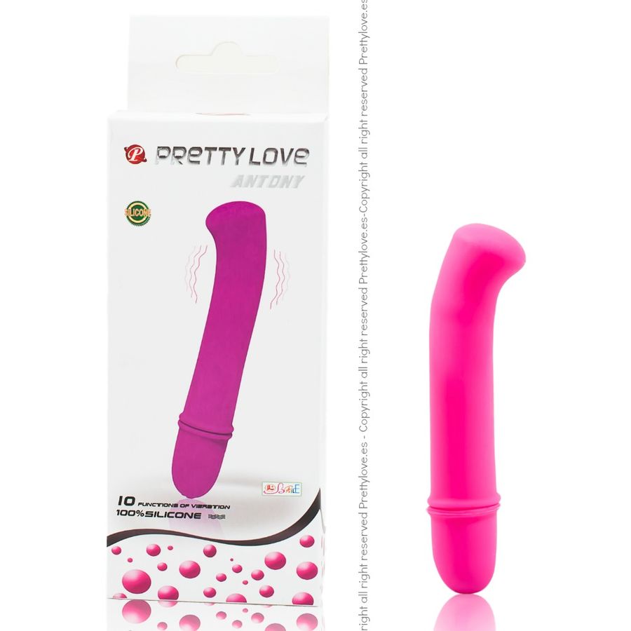 Φωτογραφία προϊόντος: Pretty Love Pink Silicone Vibe – Λείος Δονητής Σιλικόνης με 10 Λειτουργίες (12cm)