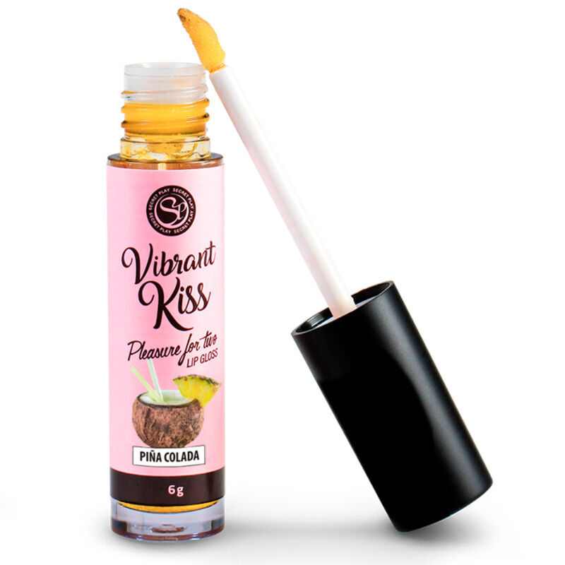 Φωτογραφία προϊόντος: Secret Play Vibrant Kiss Gloss Pina Colada – Lip Gloss με Αίσθηση Μυρμηγκιάσματος