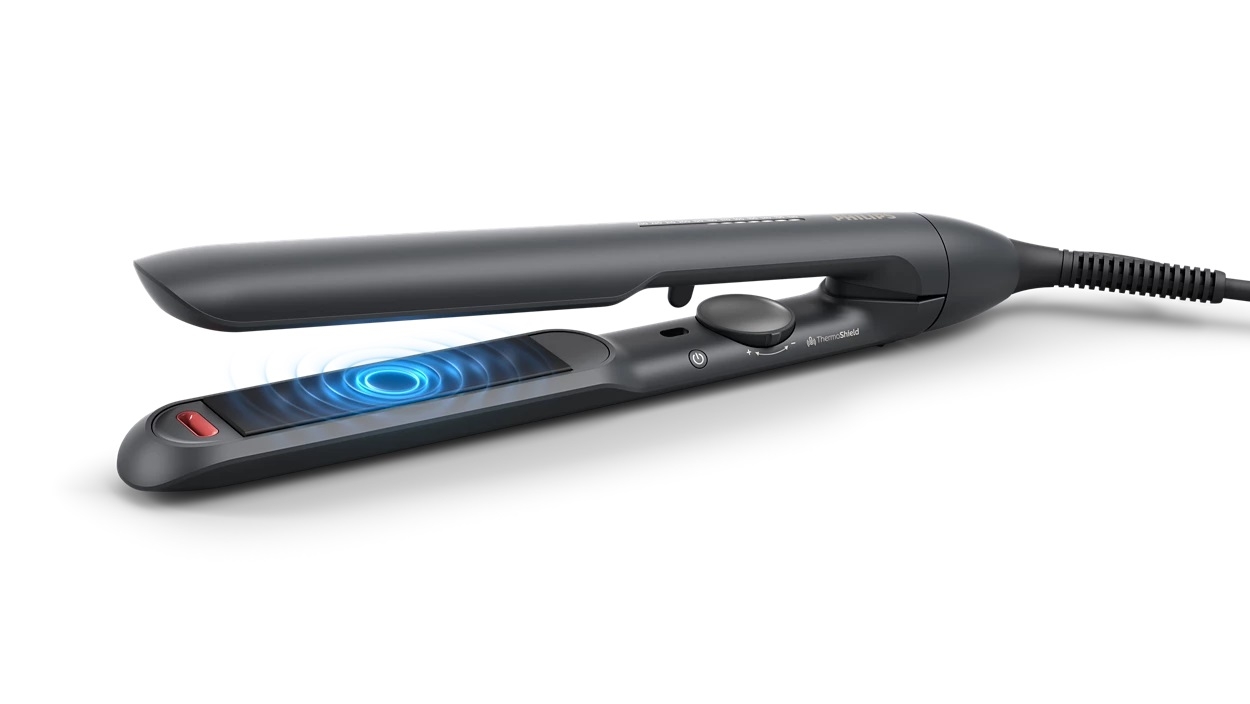Φωτογραφία προϊόντος: Philips Series 5000 Πρέσα Μαλλιών ThermoShield με Κεραμικές Πλάκες Ionic BHS510/00