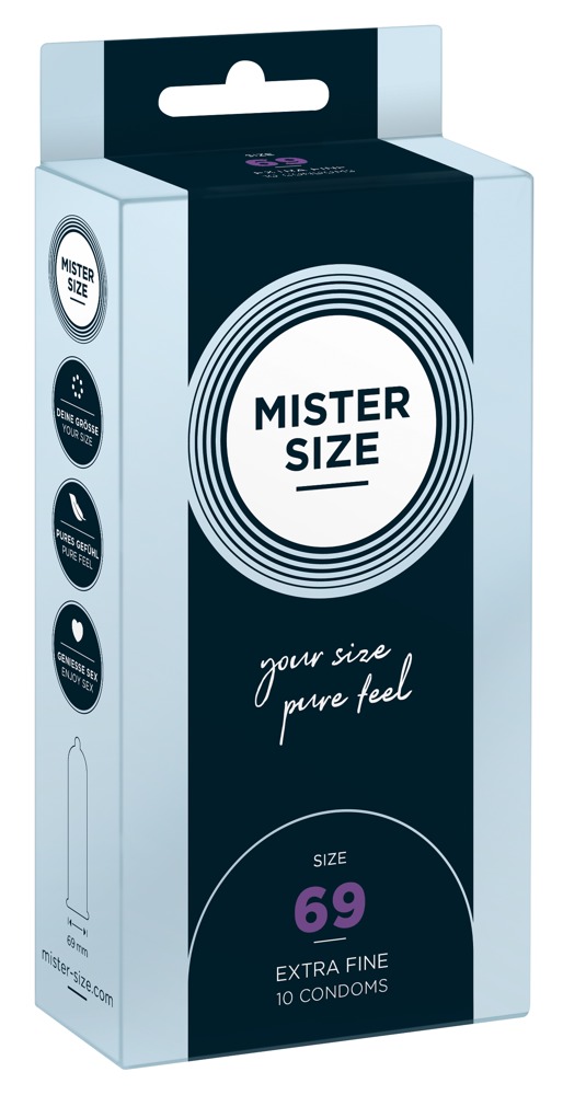 Φωτογραφία προϊόντος: Mister Size 69 – Προφυλακτικά XL για Μεγάλο Μέγεθος (10 Τεμάχια)