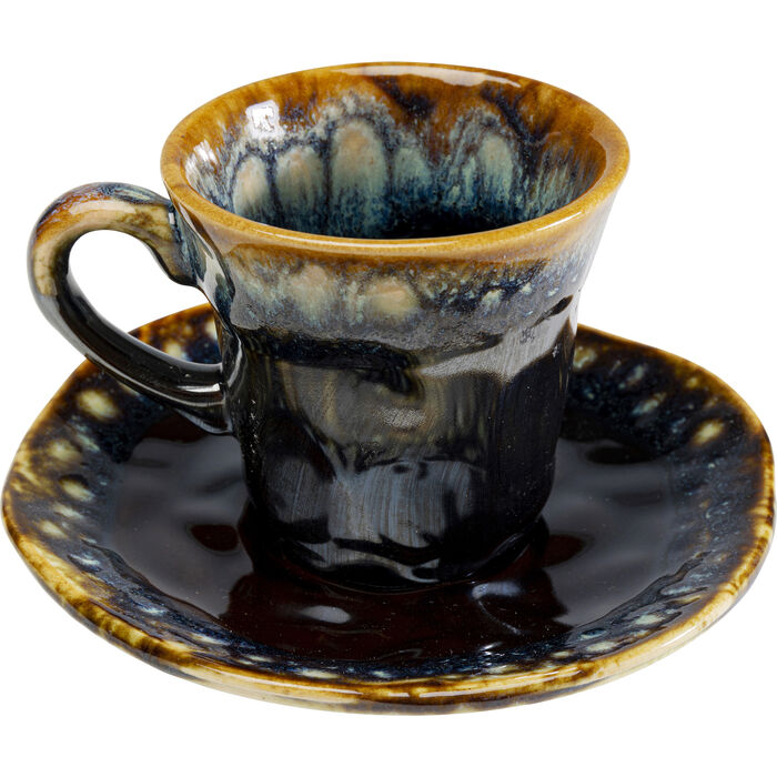 Φωτογραφία προϊόντος: KARE Ποτήρι Espresso Lio Μπλε Πήλινο 12x12x7,5 εκ. - Μπλε - 12Μx12Πx8Υ