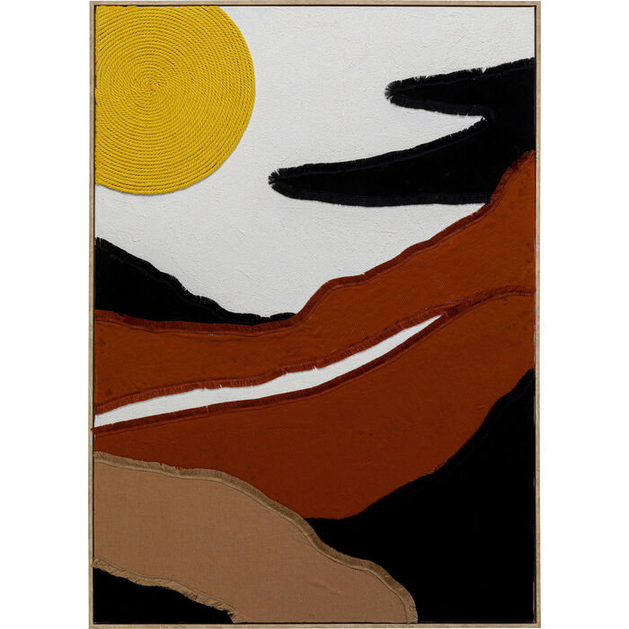 Φωτογραφία προϊόντος: KARE Πίνακας Καμβάς Artistic Sunrise Πολύχρωμος 70x110x4.3εκ. - Πολύχρωμο - 73Μx4Πx113Υ