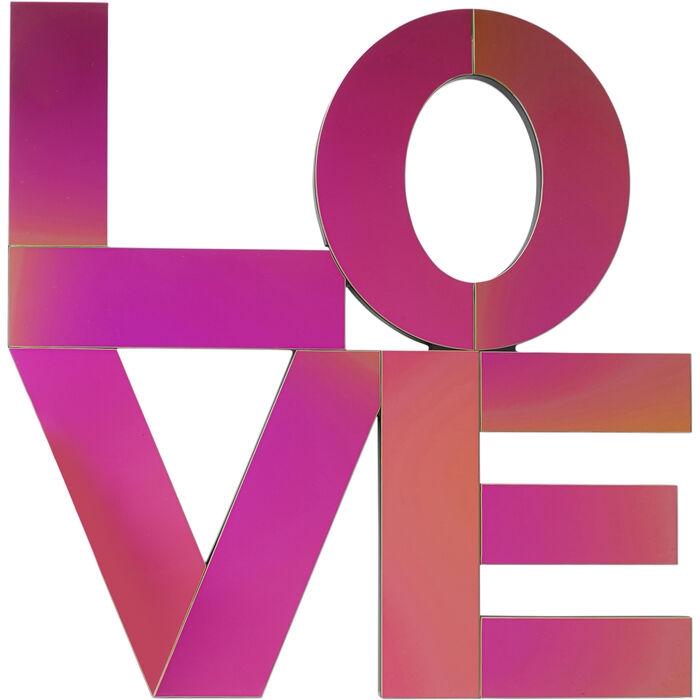 Φωτογραφία προϊόντος: KARE Wall Object Love Letters 90x90cm - Πολύχρωμο - 90Μx90Πx2Υ