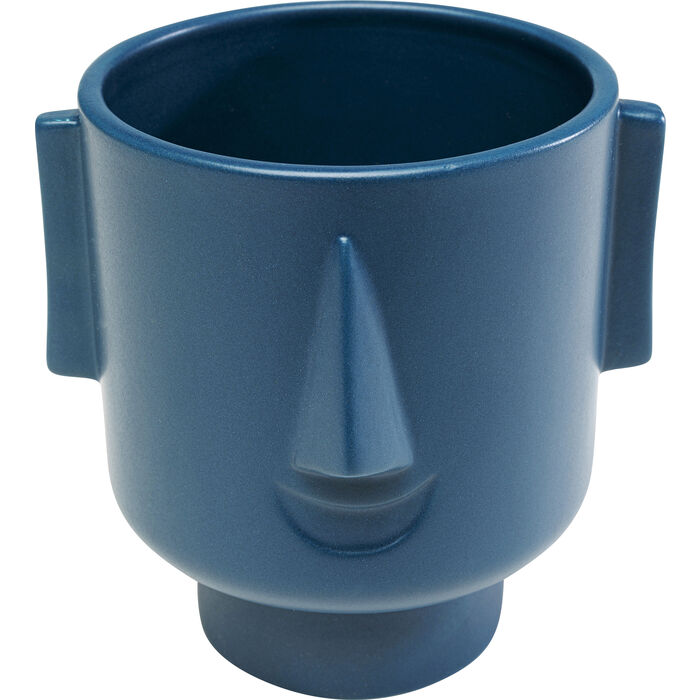 Φωτογραφία προϊόντος: KARE Vase Faccia Blue 12cm - Μπλε - 12Μx12Πx12Υ