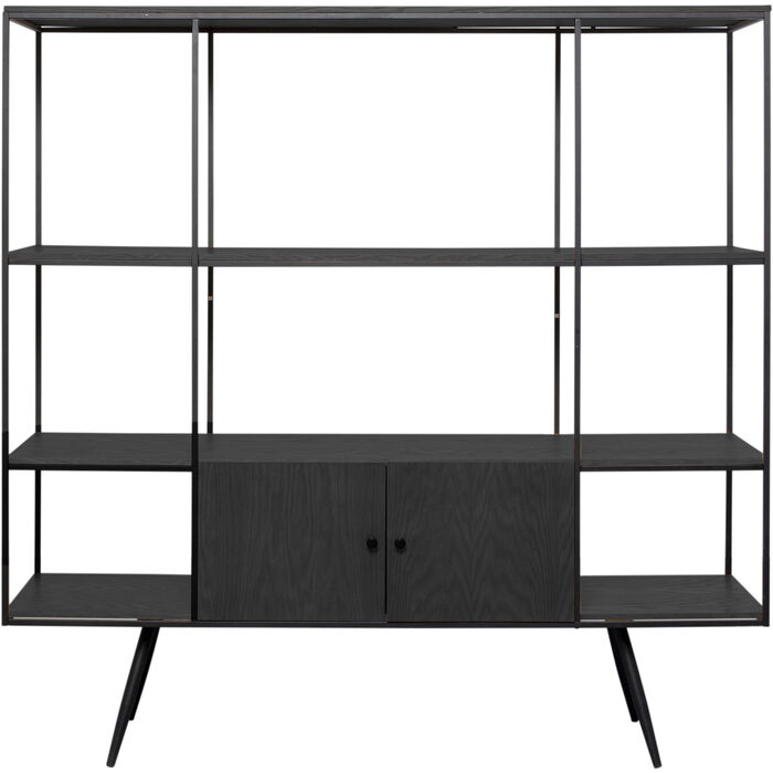 Φωτογραφία προϊόντος: KARE Ραφιέρα Cosy Sixties Μαύρη 180x45x183εκ. - Μαύρο - 180Μx45Πx183Υ