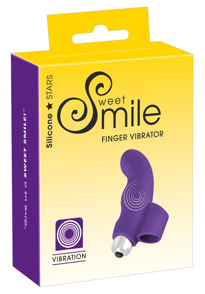 Φωτογραφία προϊόντος: SWEET SMILE Finger vibrator with a G-spot tip