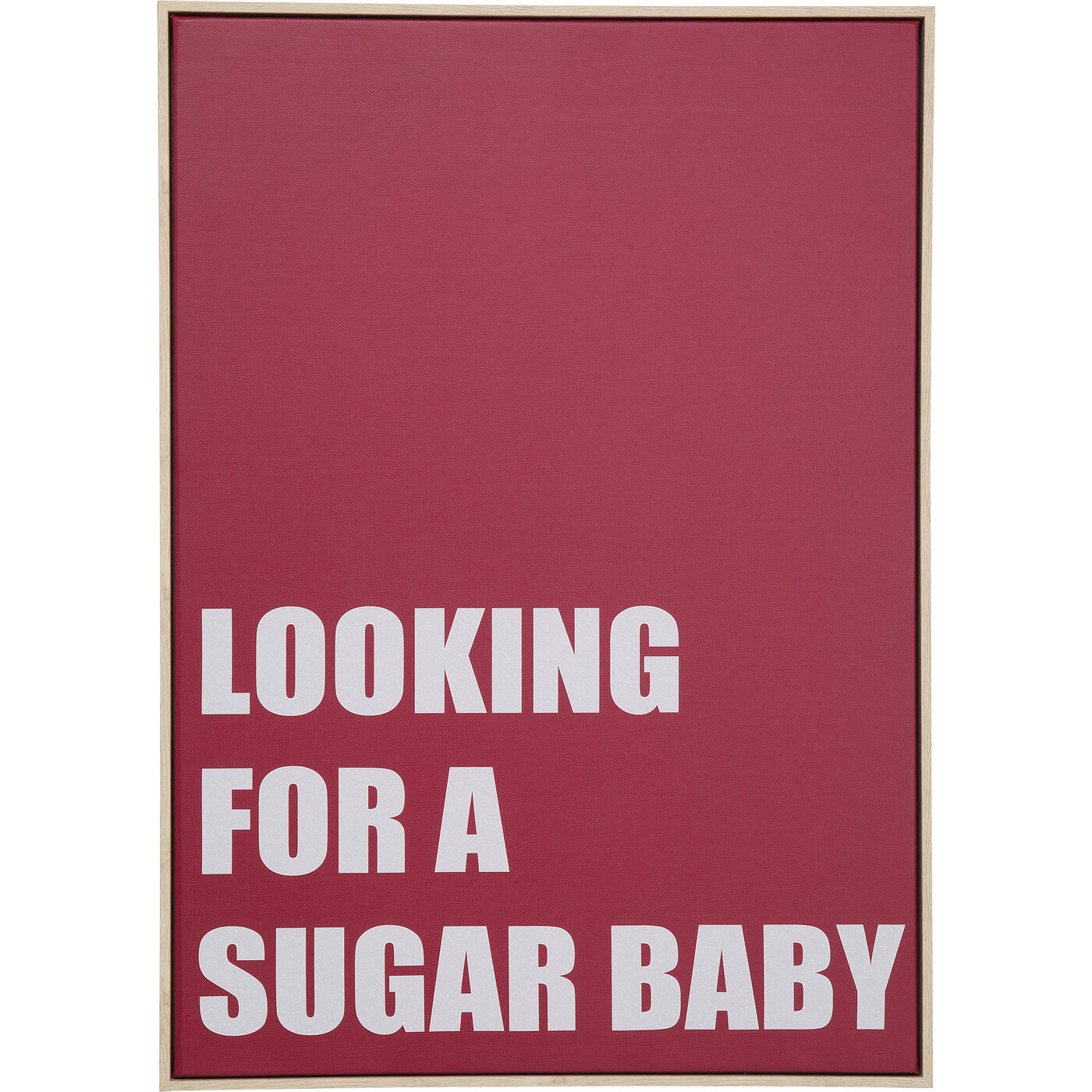 Φωτογραφία προϊόντος: KARE Πίνακας Καμβάς Sugar Baby Με Πλαίσιο Κόκκινο 50x70εκ. - Λευκό - 50Μx3Πx70Υ