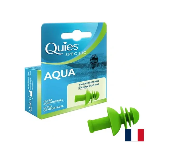 Φωτογραφία προϊόντος: QUIES Aqua Ultra Confortable Silicone Swimming Earplugs Adults