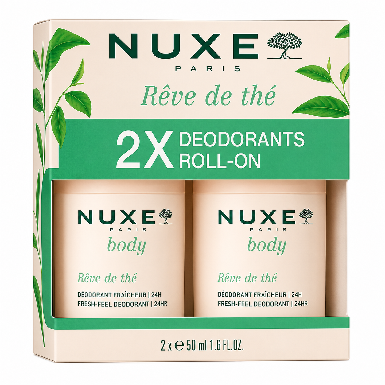 Φωτογραφία προϊόντος: NUXE Promo Reve de The 24hr Fresh-Feel Deodorant, 2x50ml